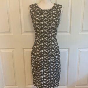 Calvin Klein black and white dress